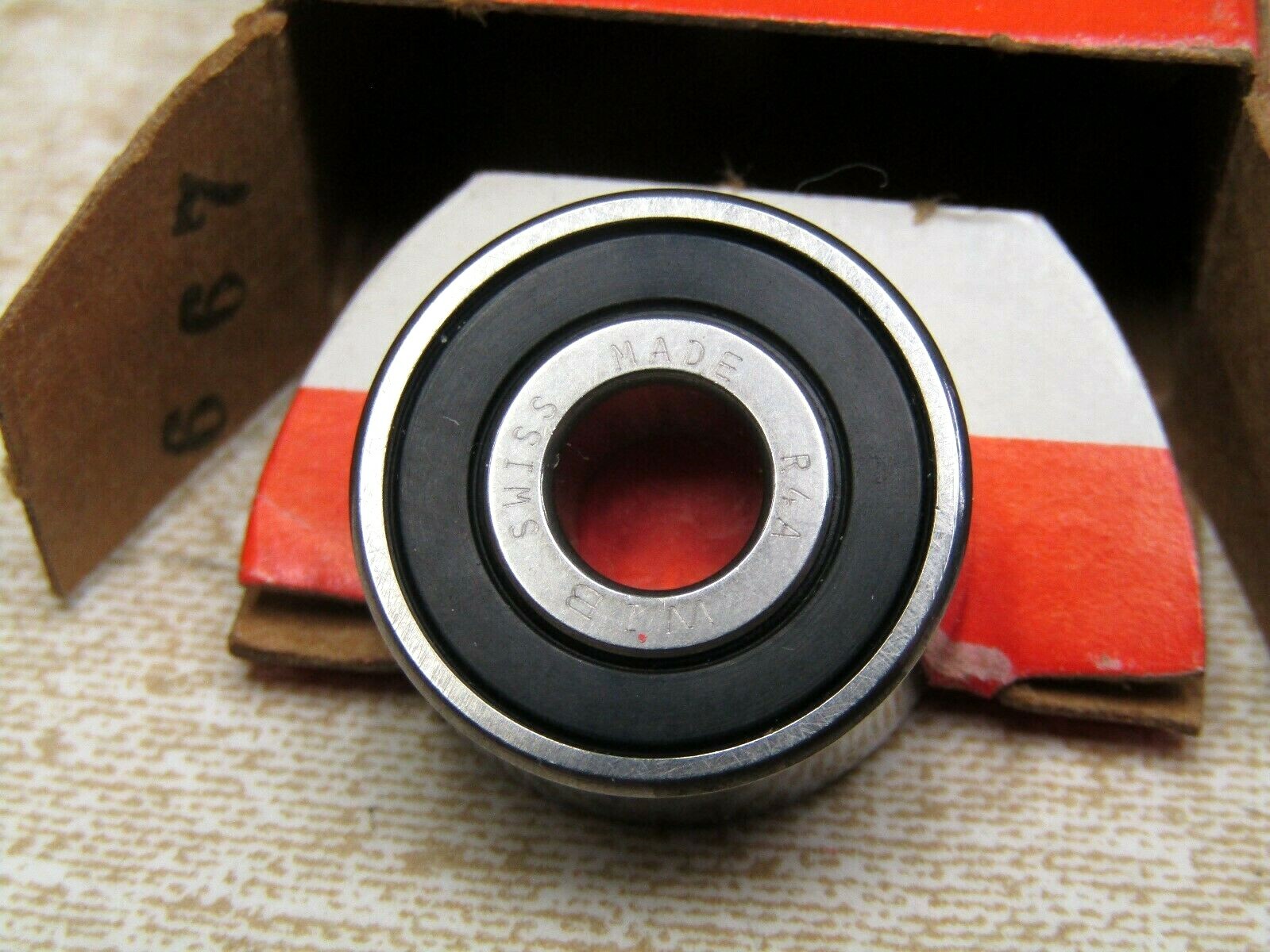 WIB R4A-2RS Swiss Made 1/4″ X 3/4″ X 9/32″ Precision Sealed Bearing