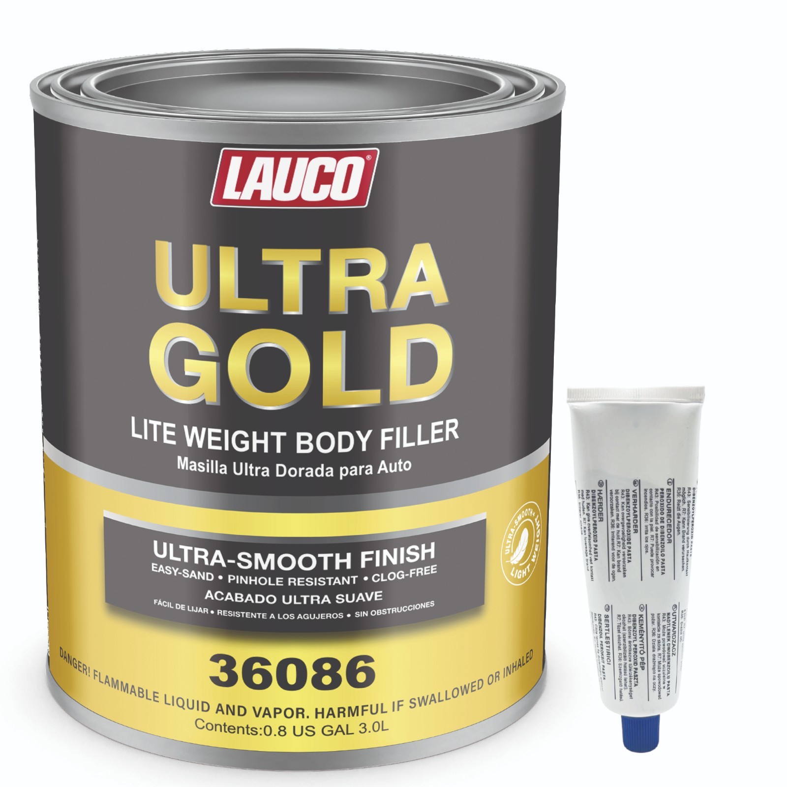 Ultra Gold Lightweight Body Filler – Premium Auto Dent & Scratch Repair Putty