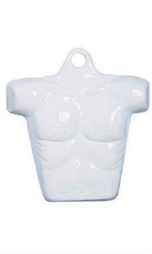 Molded Man’s Shirt T Shirts Form Fits S – L Male Mannequin White Hollow