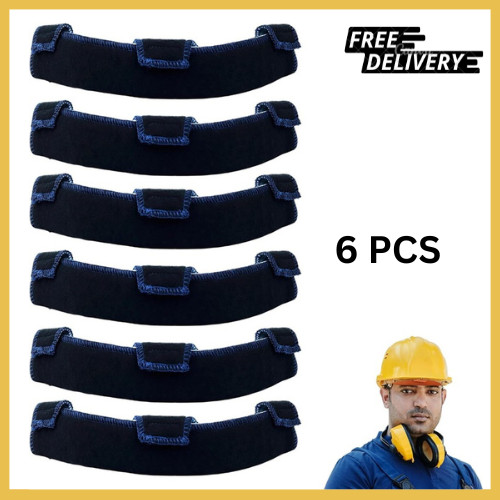 6 PCS Hard Hat Liner, Hard Hat Sweatband, Washable Hardhat Sweatband, Reusable F