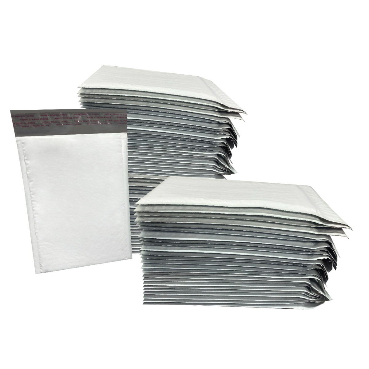 UOFFICE 50 Poly Bubble Mailer Bags 6.5×10″ – #0 Pouches Envelopes