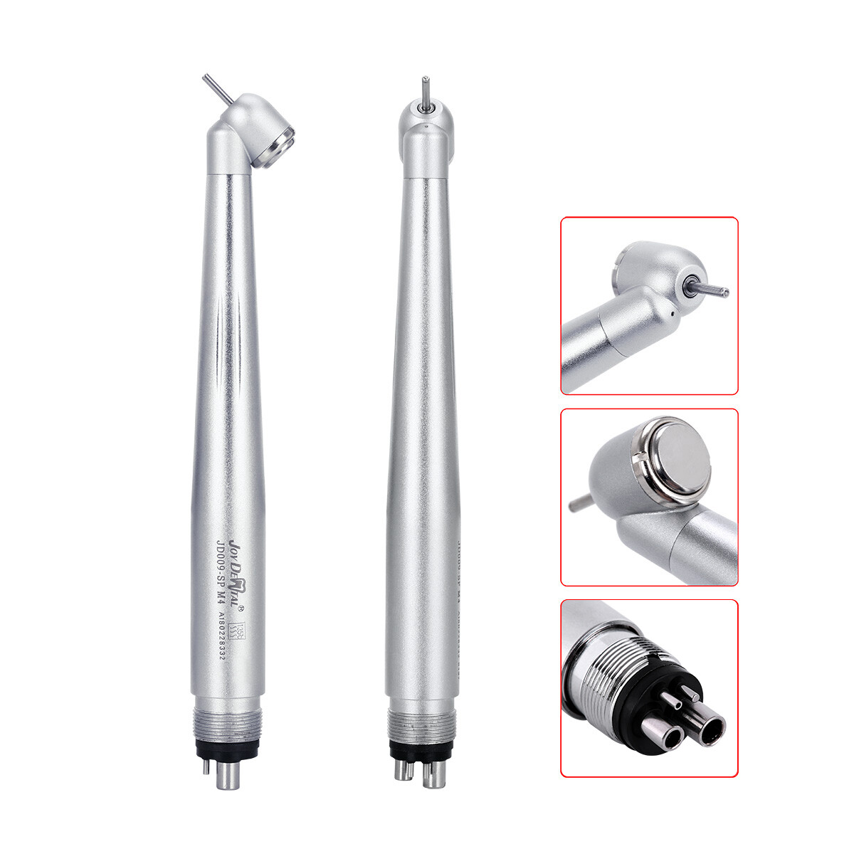 PANA-MAX Pulsador de pieza de mano dental de alta velocidad de 45 grados 2/4Hole
