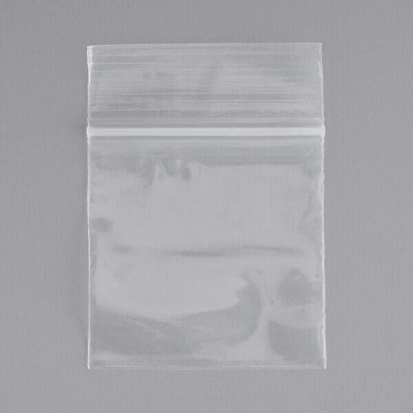 10,000 PCS Small 1.5×2 Inch Reclosable Resealable Clear Zipper Plastic Bags 2Mil