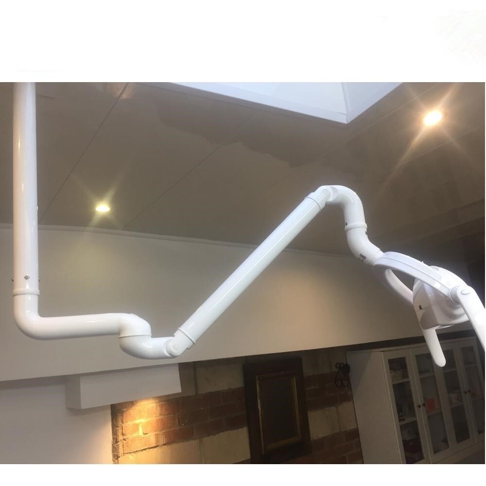 Ceiling-Mounted Dental Exam Operation Light Induction Lamp 6 LED Lens with Arm