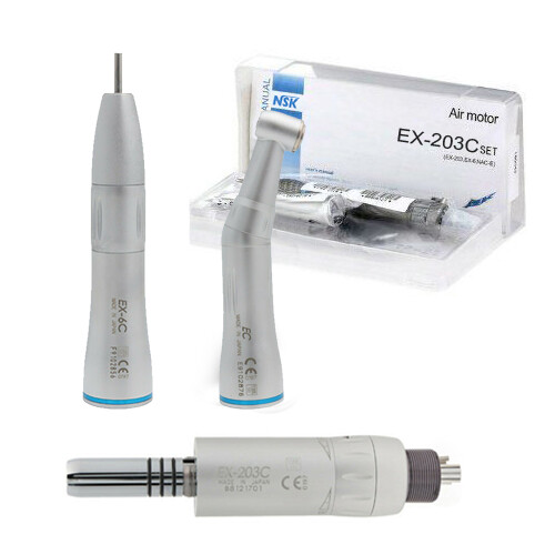 NSK Type Dental Inner Water Spray Low Speed Handpieces Kit EX-203C 2H/4H CE US