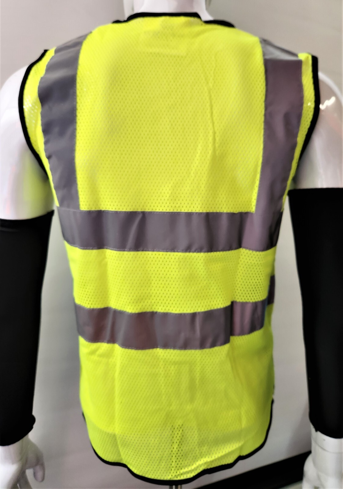 TUFF=GARD SAFETY VEST – Class 2 High Visibility Reflective Yellow Safety Vest
