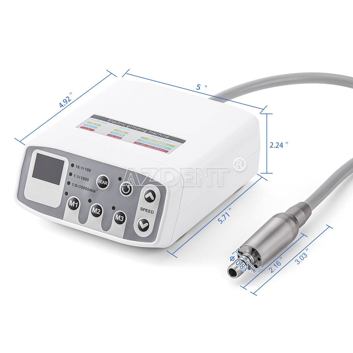 Dental LED Brushless Electric Micro Motor /1:5 Increasing Handpiece