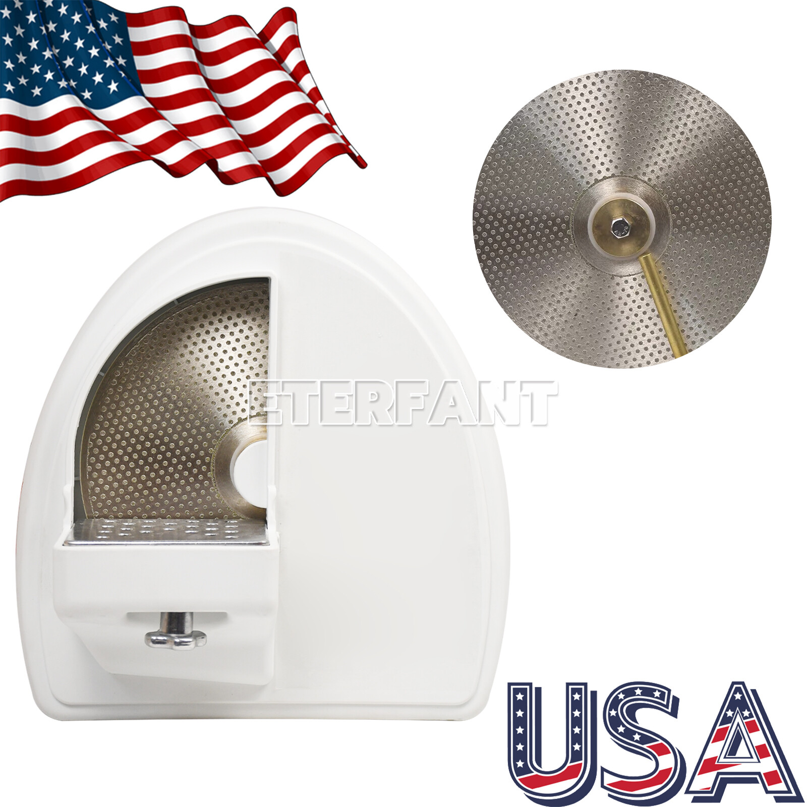 ETERFANT Plaster Model Arch Trimmer with Diamond Disc Wheel Equipment Dental Lab
