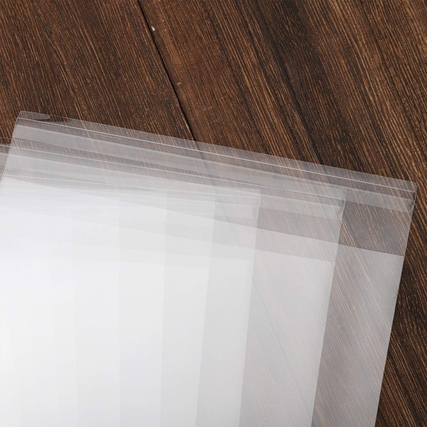 200 pcs Clear 5″ x 7″(W:12.7XL:17.8cm) Self Seal Cello Cellophane Bags Reseal…