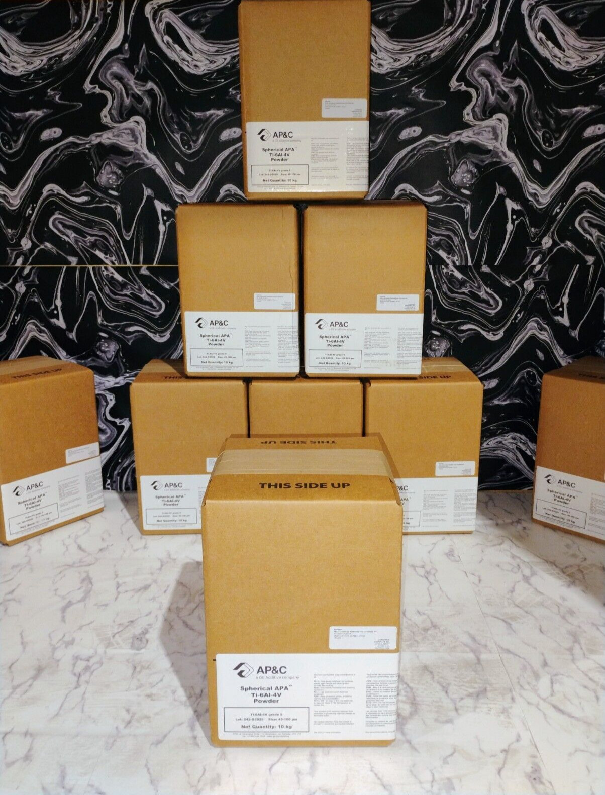 Ti-6Al-4V TC4 Ti64 AP&C powder L-PBF 10kg 3D Powder 45-106 μm 3D Metal Printing