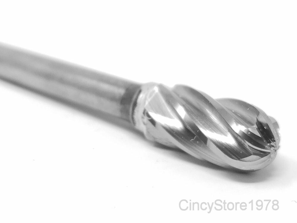 Aluminum Exhaust Cylinder Head Porting Tool Tungsten Carbide Bur SC-3L6 NF