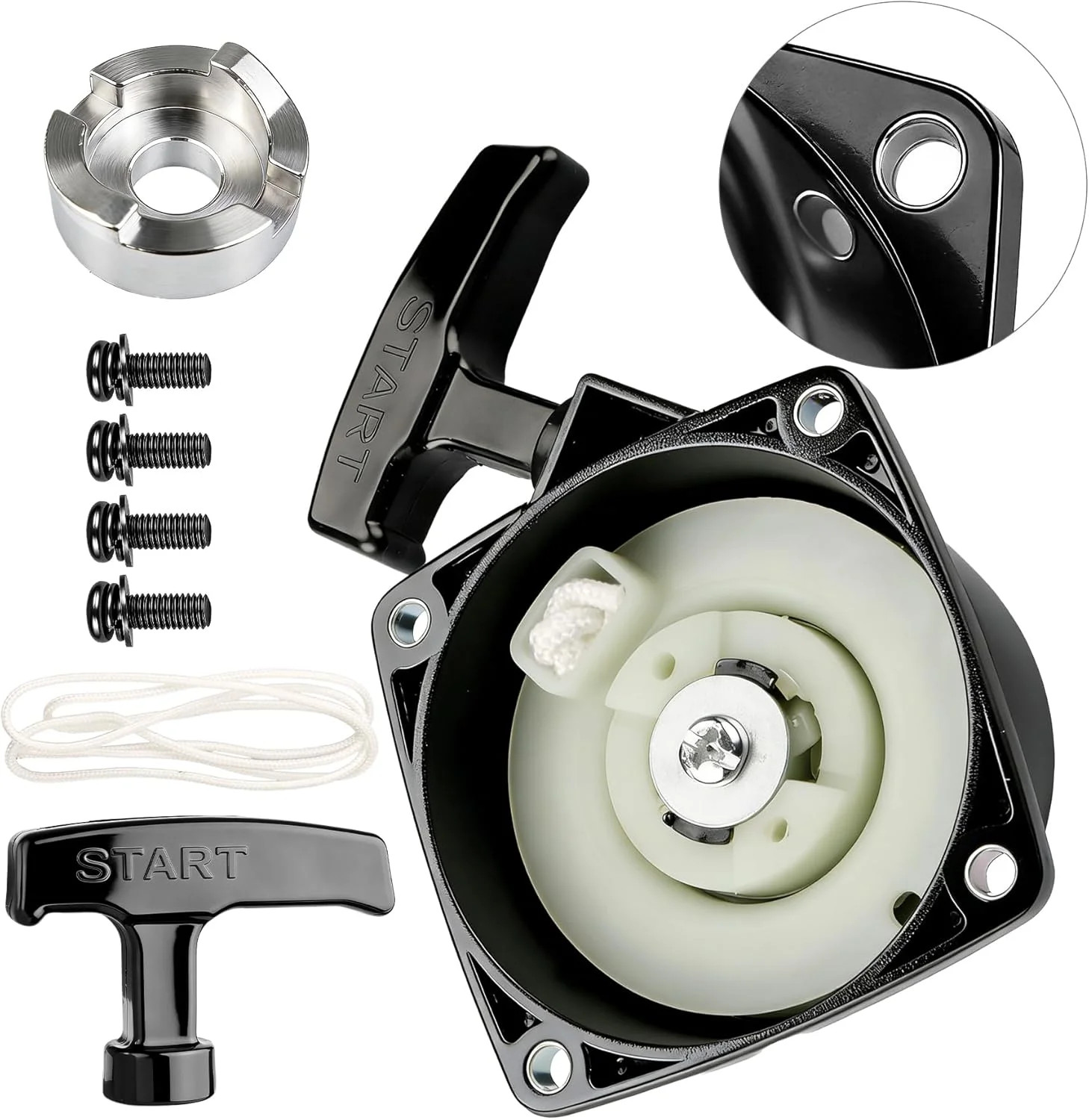 Recoil Starter Pull Start with Starter Claw for Husqvarna 350BF 350BT 150BT 150B