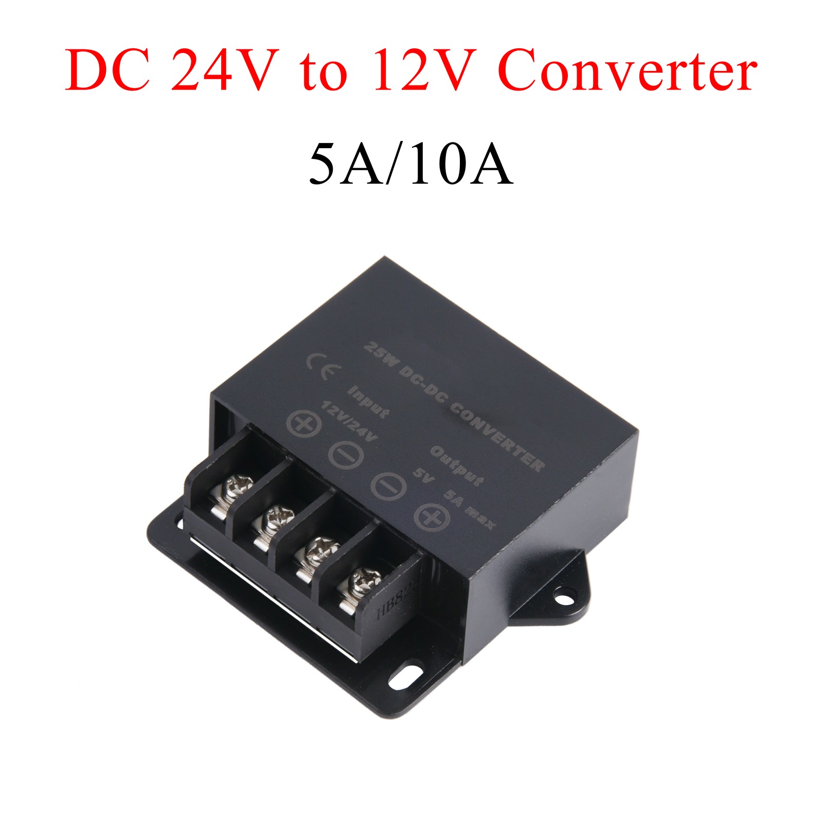 DC 24V to DC 12V 5A 60W Converter Step Down DC Voltage Regulator Reducer
