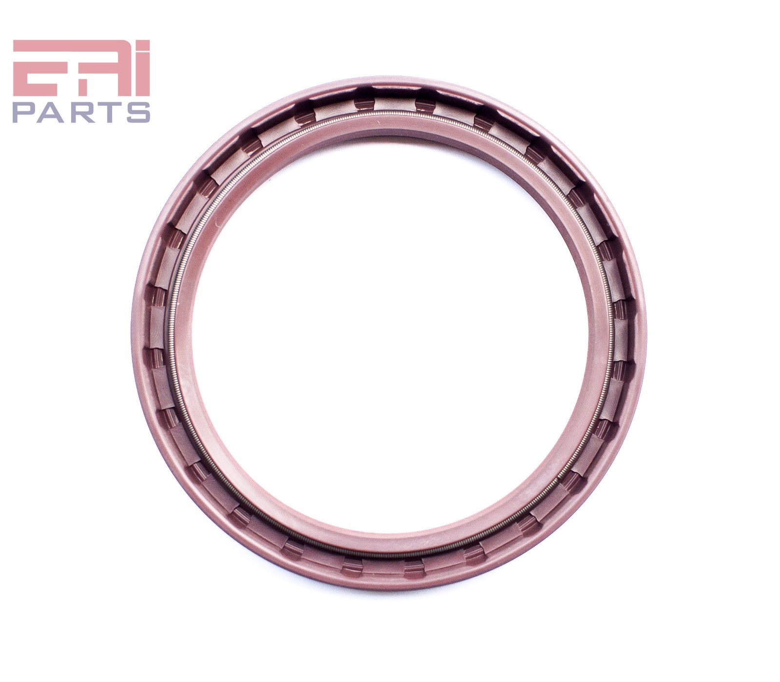 EAI 75x95x10mm FPM/FKM Oil Shaft Rotary Seal w/ Stainless Steel Spring Dbl Lip