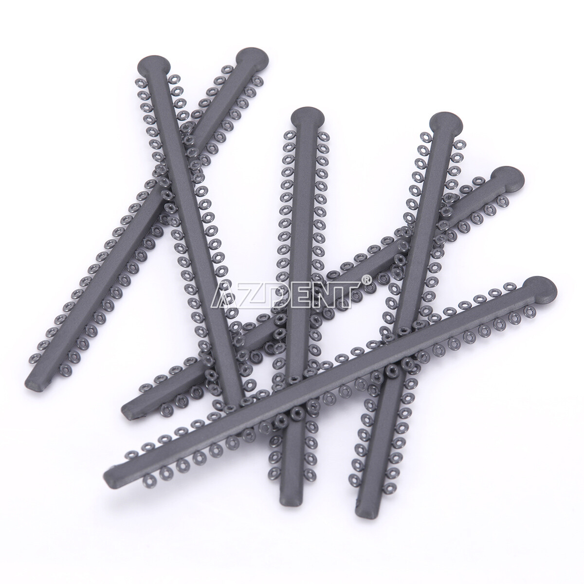 AZDENT Dental Orthodontic Ligature Ties Elastic Rubber Bands /Round Arch wires