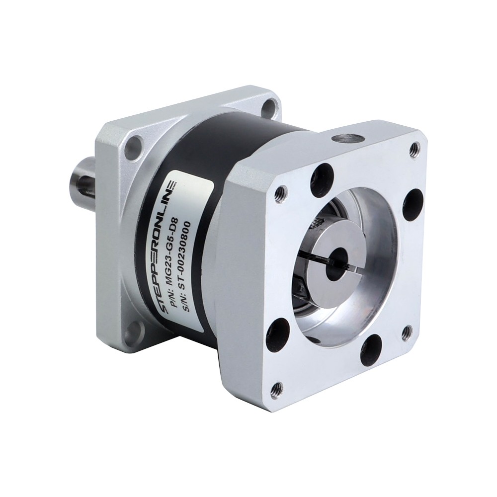 Ratio 5:1 Backlash 30arc-min Planetary Gearbox for Nema 23 8mm Input Shaft