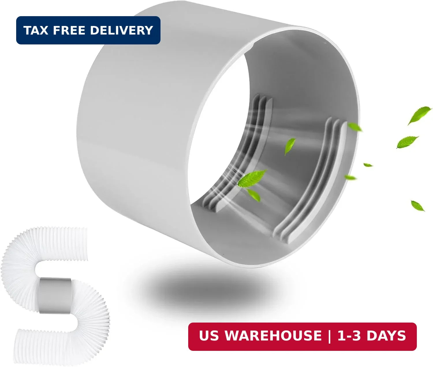 5.9 Inch Portable Air Conditioner Hose Extention Coupler, Universal Air Conditio