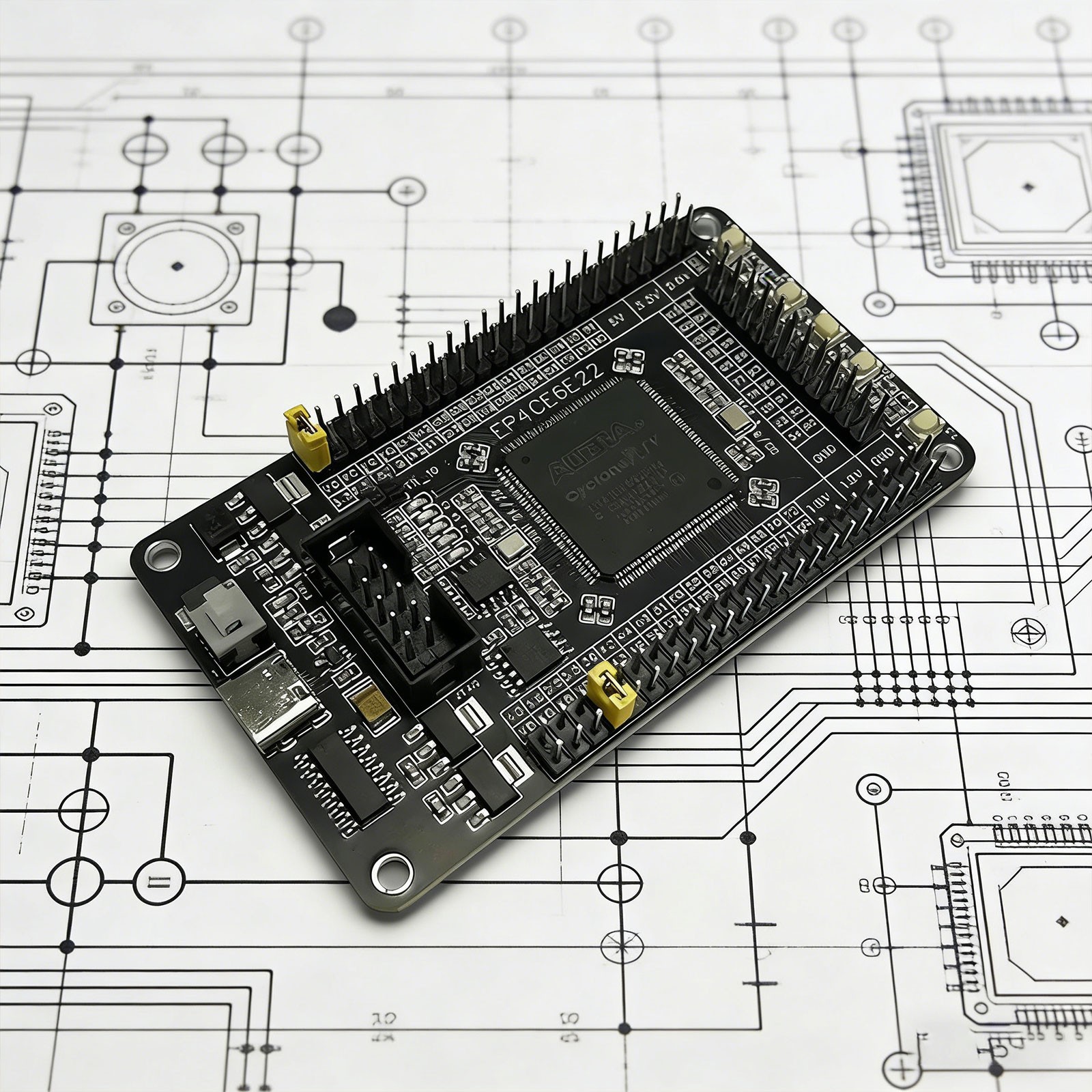 System Board FPGA Core Board Altera CycloneIV EP4CE6E22C8N Development Board fus