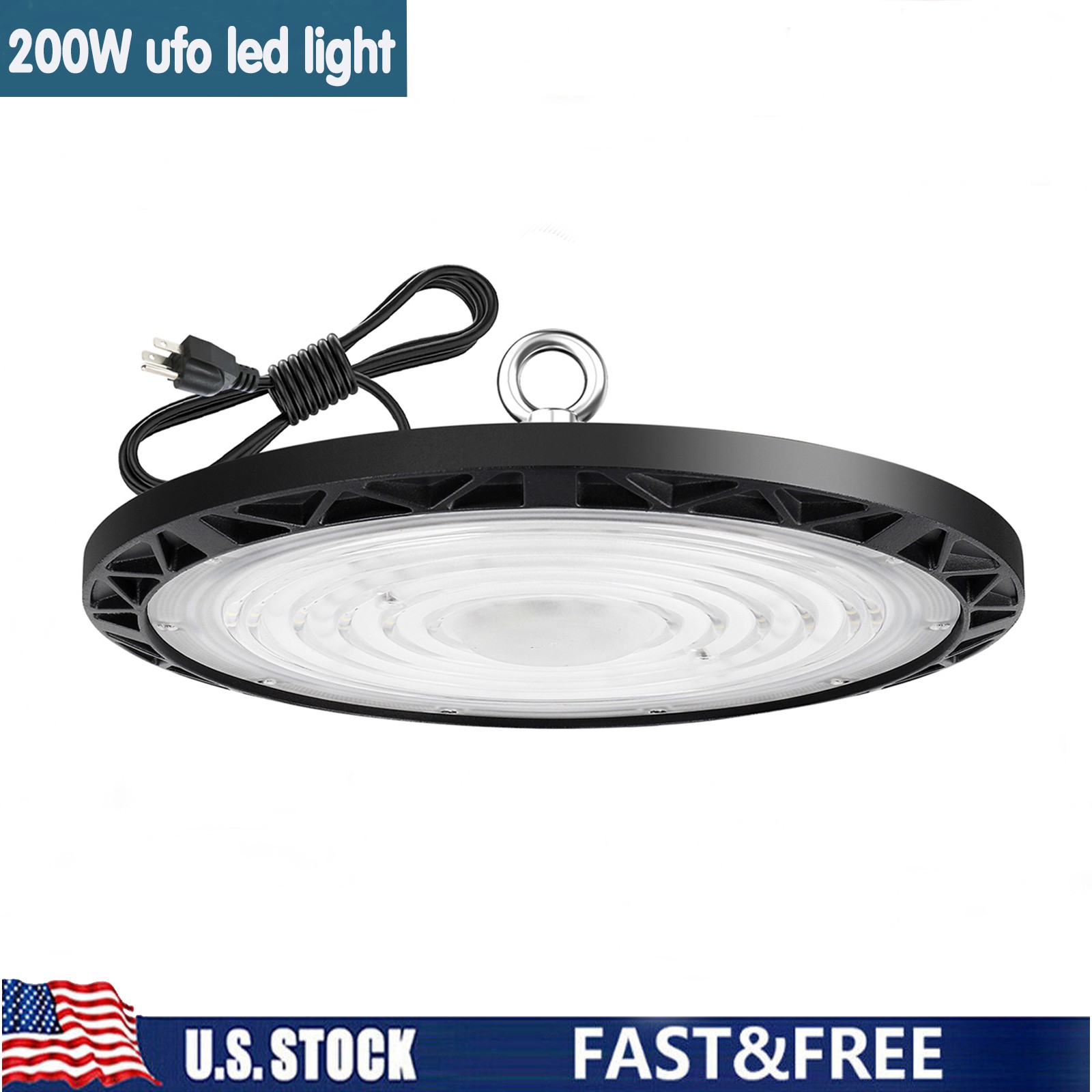 200W UFO Led High Bay Light Commercial Industrial Warehouse Factory Shop Light