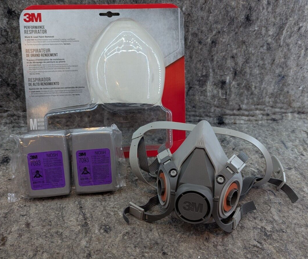 3M Performance Respirator 62093H1 P100 w/ 7093 Filter – Use By 12/2028