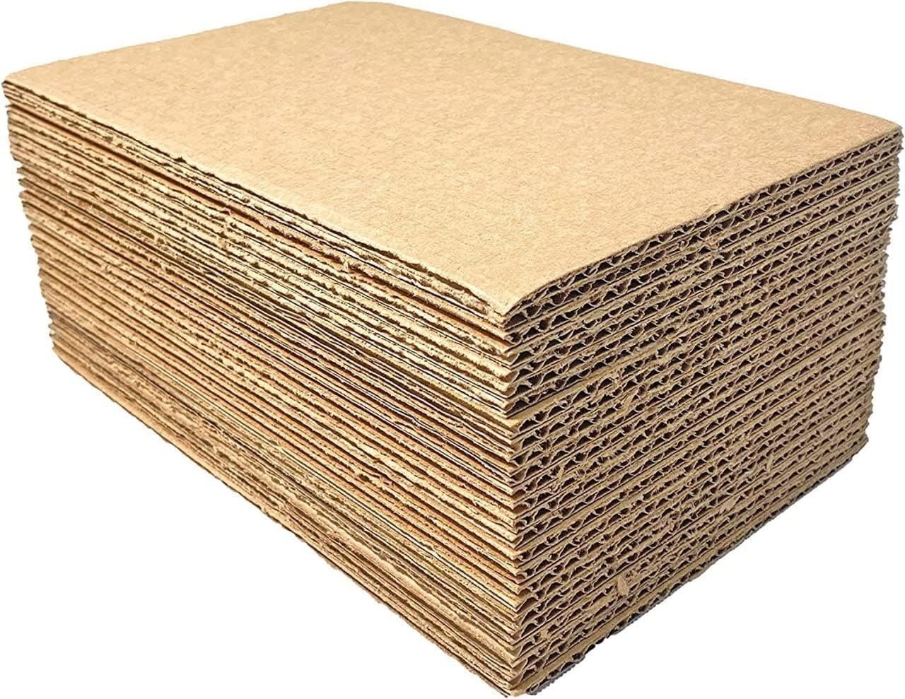100 5×7 Cardboard Corrugated Pads Inserts Filler Sheet 5 x 7