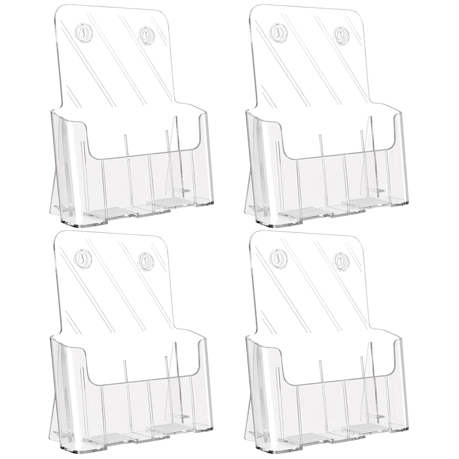 Plastic Journals Display Stand, 8.5″ Wide – 4 Pack