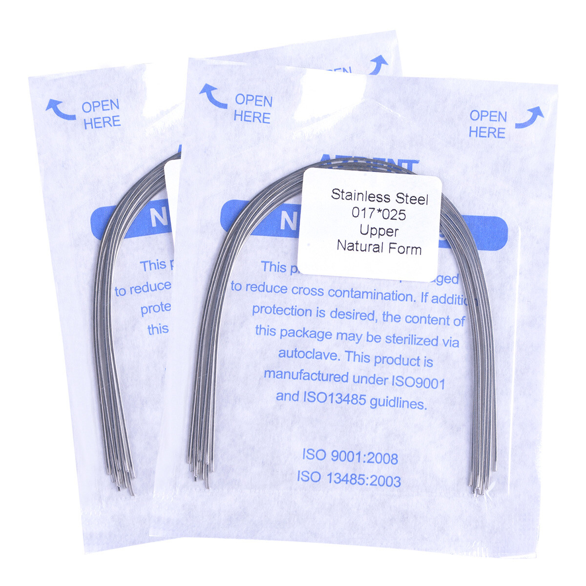 AZDENT Dental Orthodontic Stainless Steel Arch Wires Rectangular Nature Form