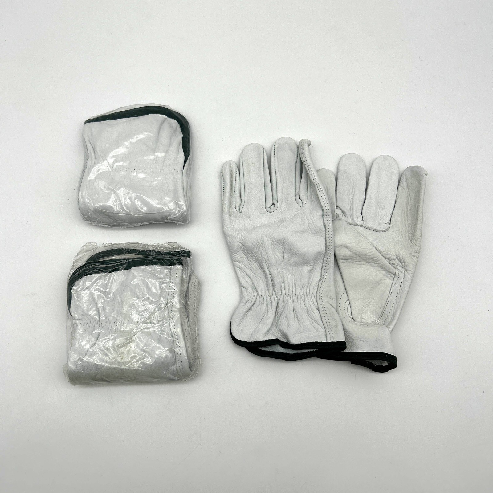 PIP 68-163 Driver Gloves Size Medium Split Cowhide Leather Vending Pks 3 Pairs