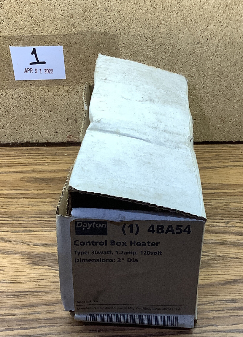 DAYTON/TEEL 30W 1.2A 120V CONTROL BOX HEATER 4BA54 NOB