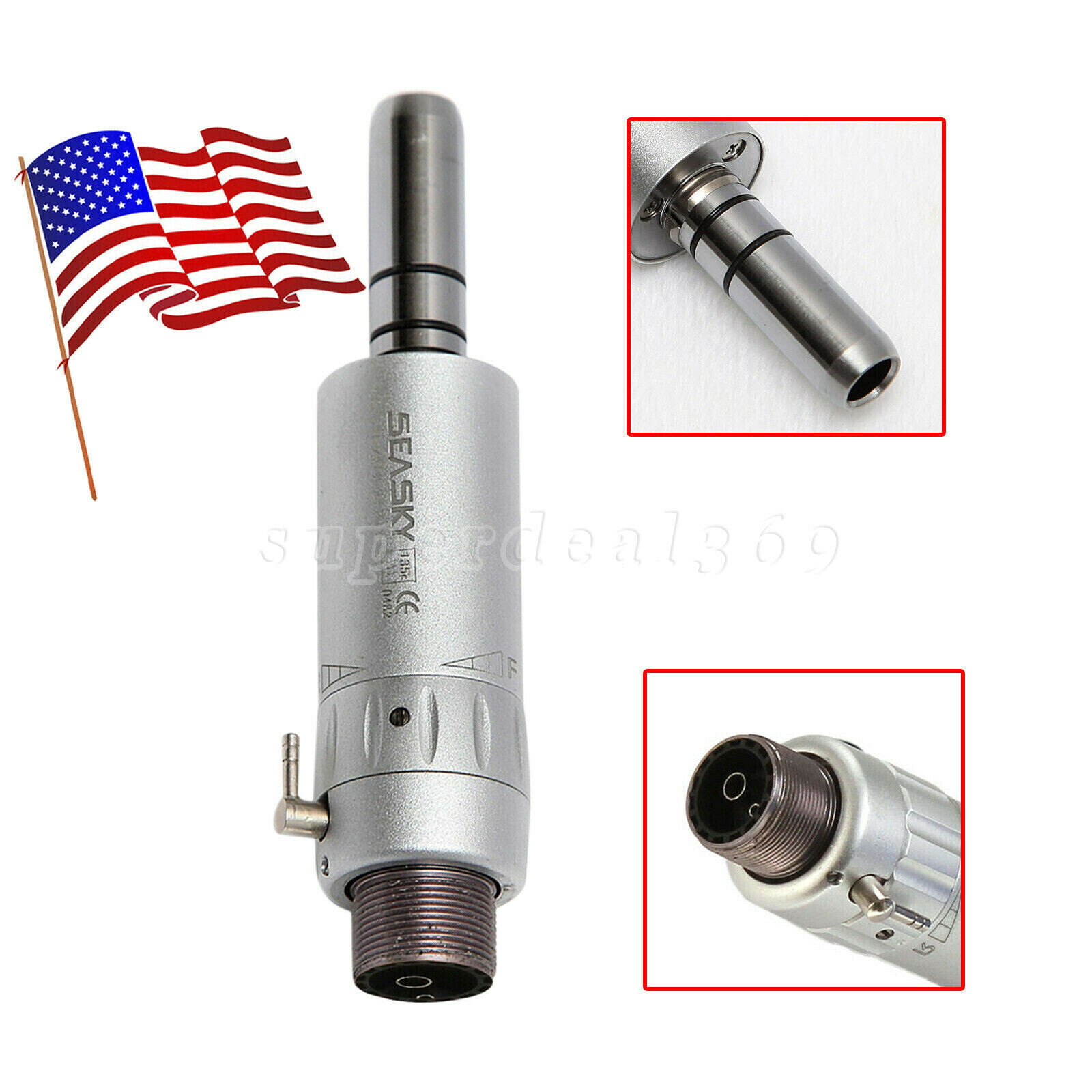 Dental Slow Low Speed Air Motor Handpiece E-type 2/4holes NSK Style FX205m Or