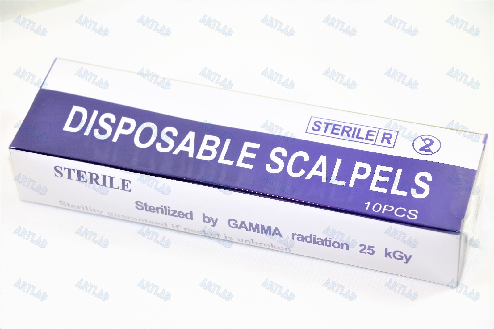 10 PCS STERILE DISPOSABLE SCALPELS #15 SINGLE USE – DENTAL,SURGICAL,DERMAPLANING
