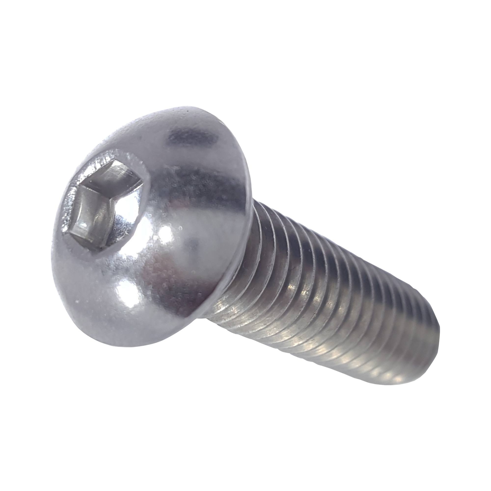 4-40 Button Head Socket Cap Screws, Allen Hex Drive Stainless Steel 18-8 Qty 100