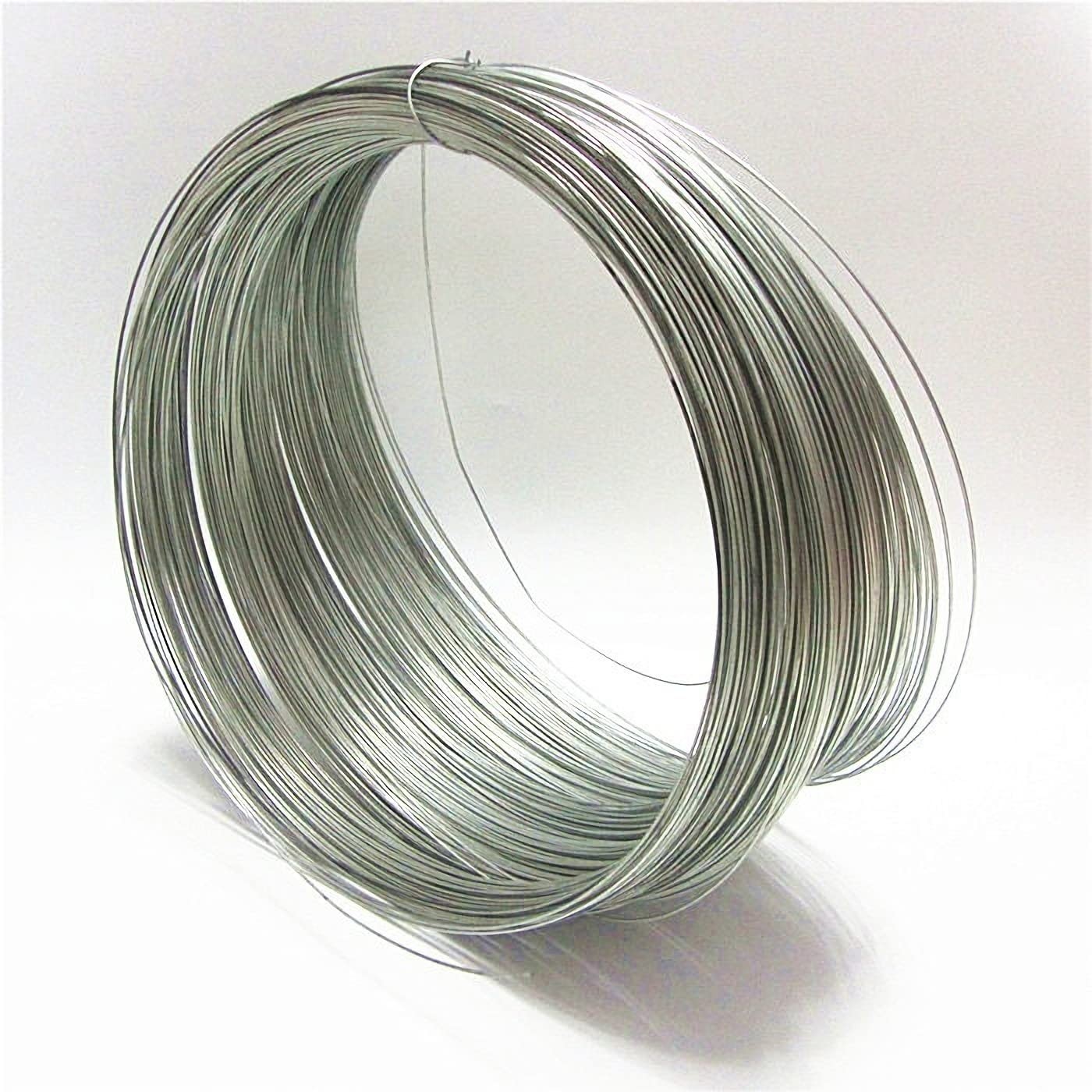 19 AWG (0.9mm) Galvanized Hobby Wire, 200 Feet Multi-Purpose Steel Wire Ideal…