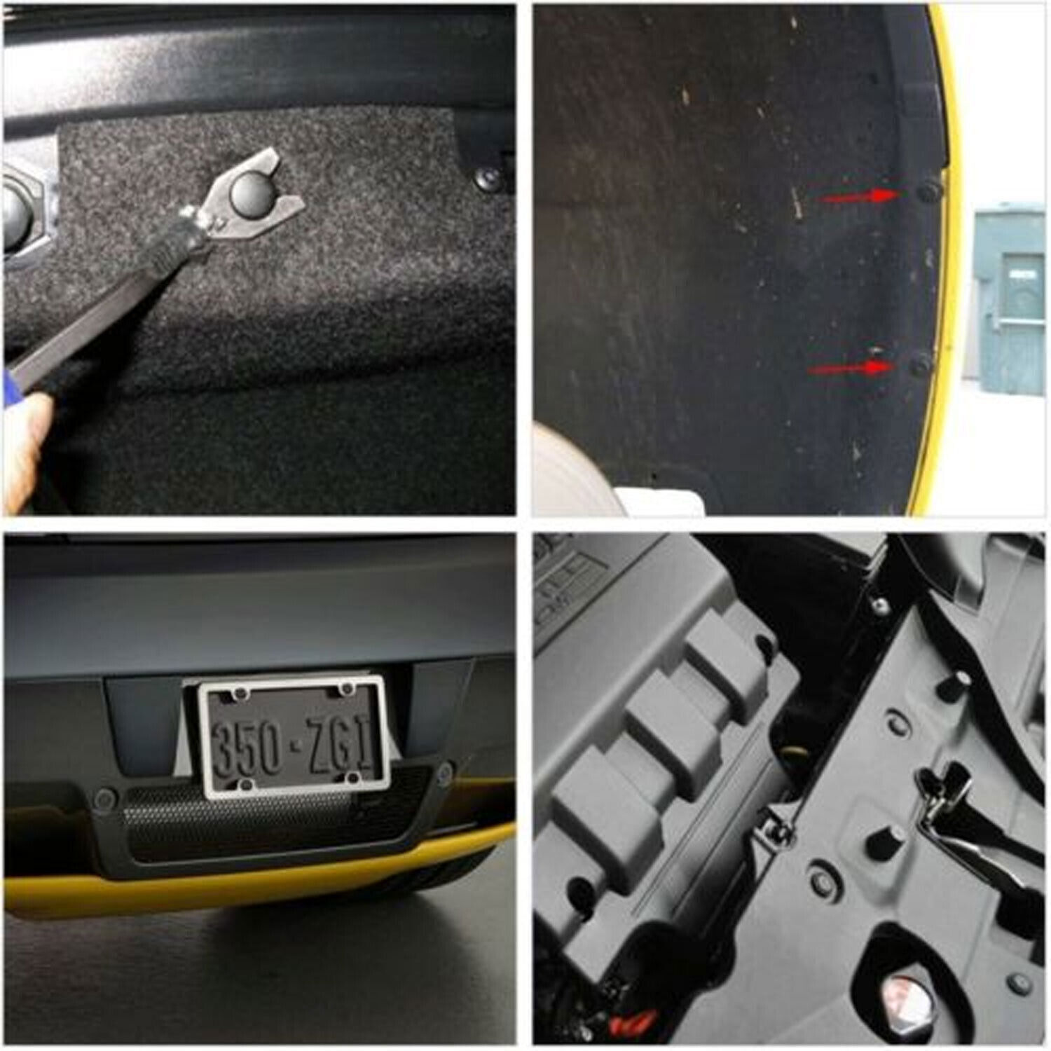170 Rubber Grommet Firewall Hole Plug Electrical Wiring Gasket Assortment Kit