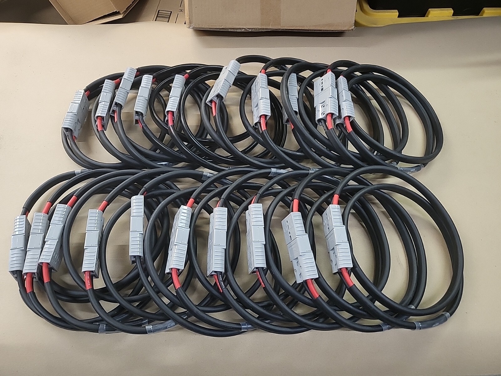 (20) total 5-ft 150cm Charging Cable 120A Battery quick disconnect harness #6