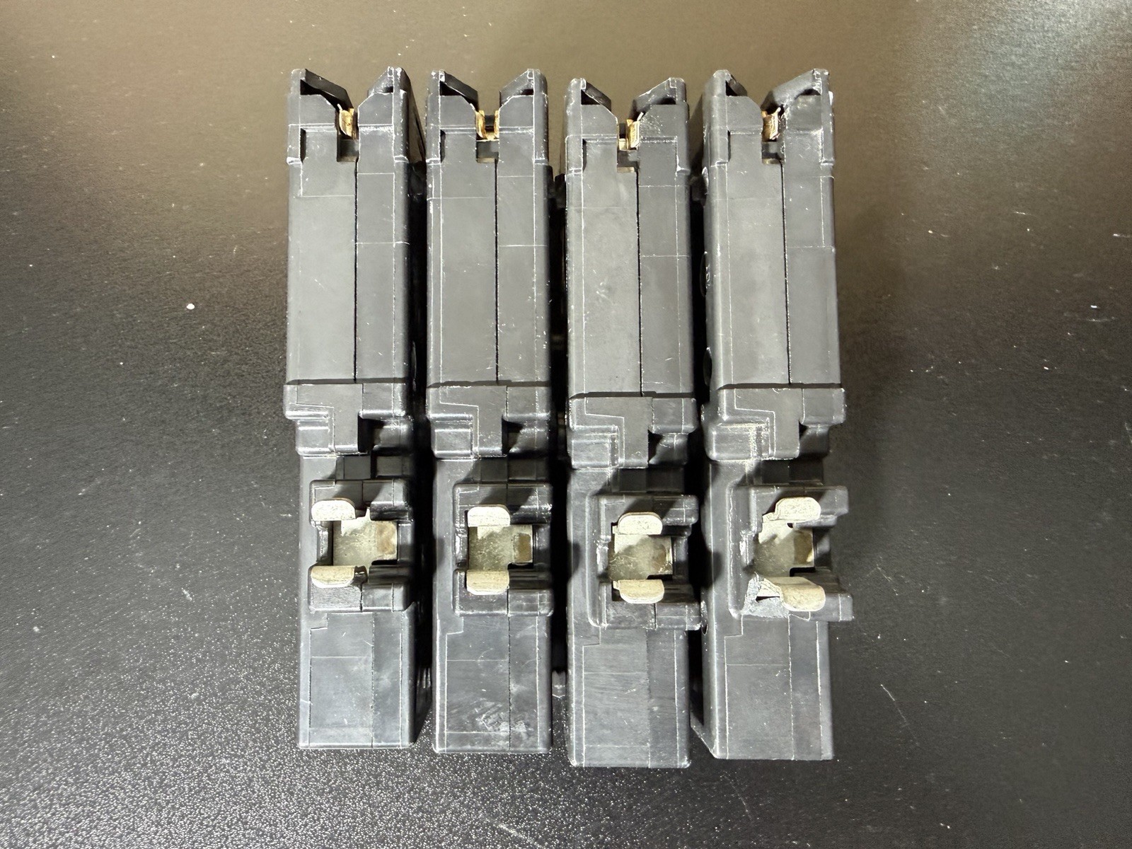 Square D HOM115PCAFI 15A Combination AFCI Circuit Breaker Lot of 4, 1-Pole, 120V