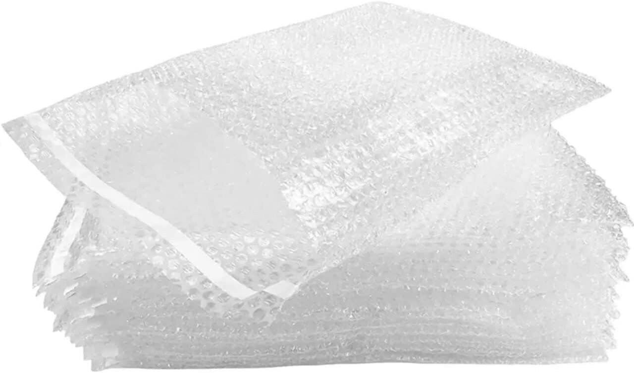 1000 – 6×8.5 Bubble Out Pouches Bags Wrap Cushioning Self Seal Clear 6″ x 8.5″