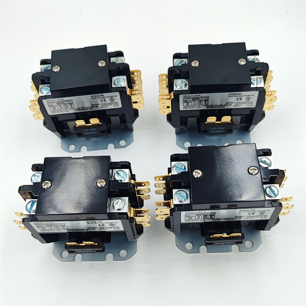 8PCS 2 Pole Magnetic Contactor 40 Amp 120VAC Coil XKJL1-40/2 US
