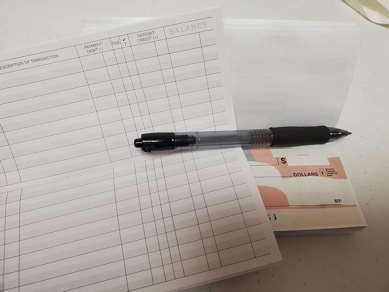 Checkbook Register, Made in the USA, Check Registers for Personal, Blank Ledger