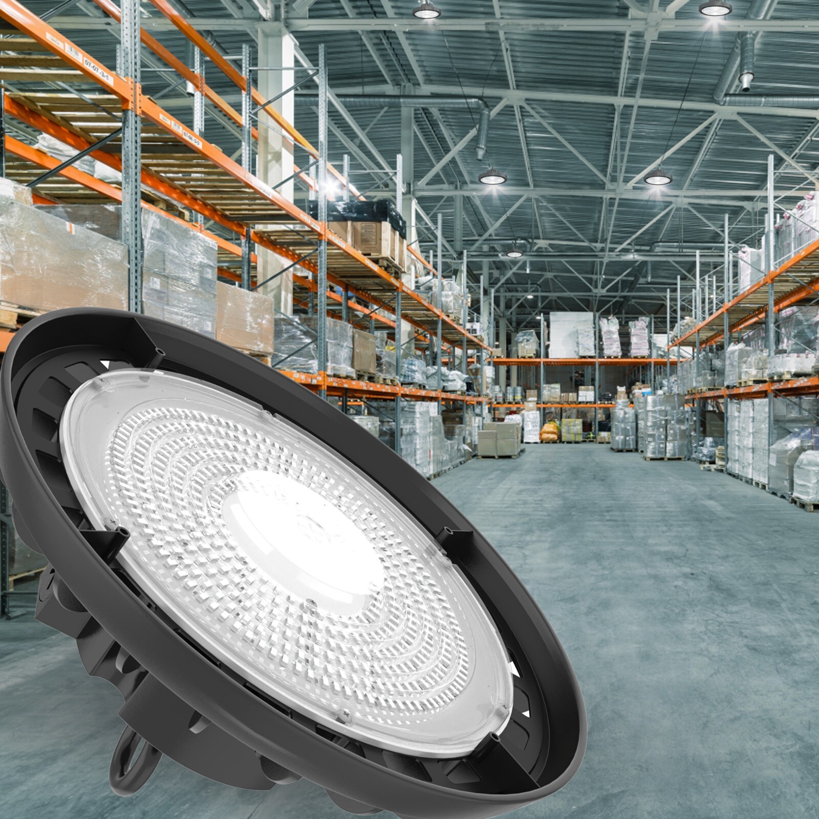 240W UFO LED High Bay Light 5700K Industrial Led Shop Lights for Warehouse, Gym