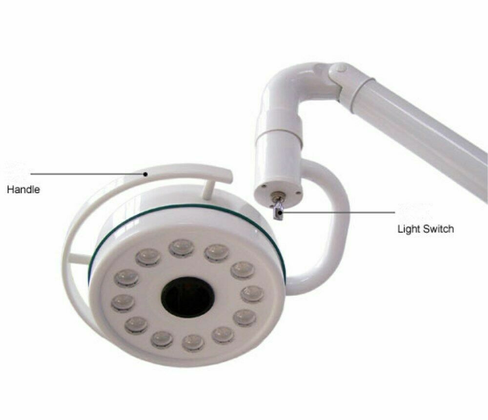 36W LED Ceiling Mounted Surgical Light Dental Medical Shadowless Light 800mm USA