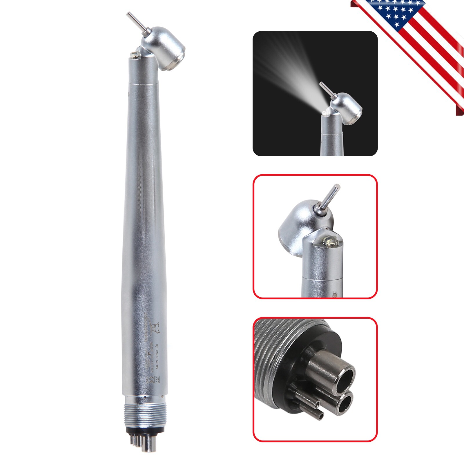 Dental 45° LED 1:4.2 Increasing Contra Angle/Surgical High Speed Handpiece 4H OR