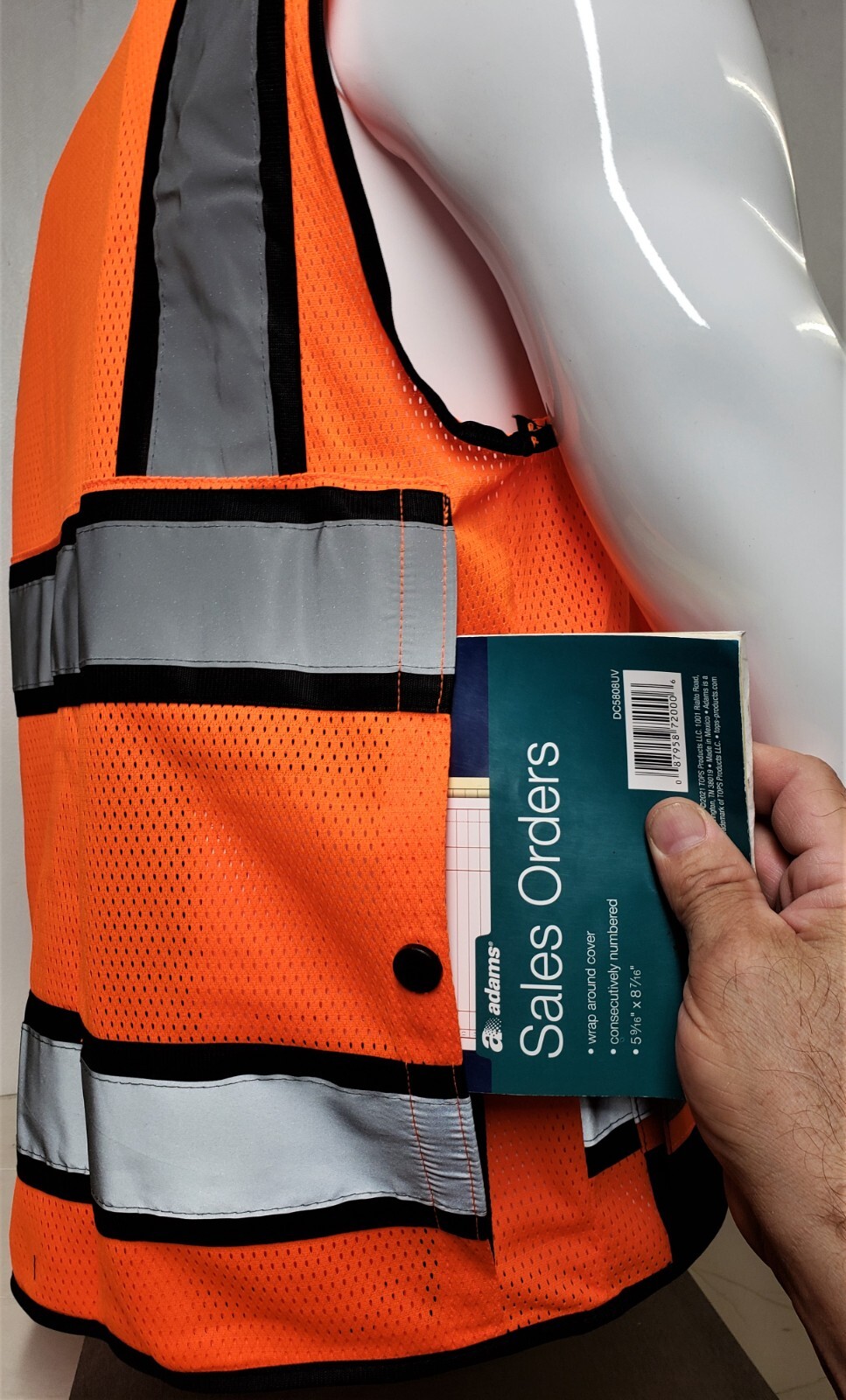 Surveyor Two Tone Safety Vest ANSI/ ISEA 107-2015 Approved (XSmall to 5XL)
