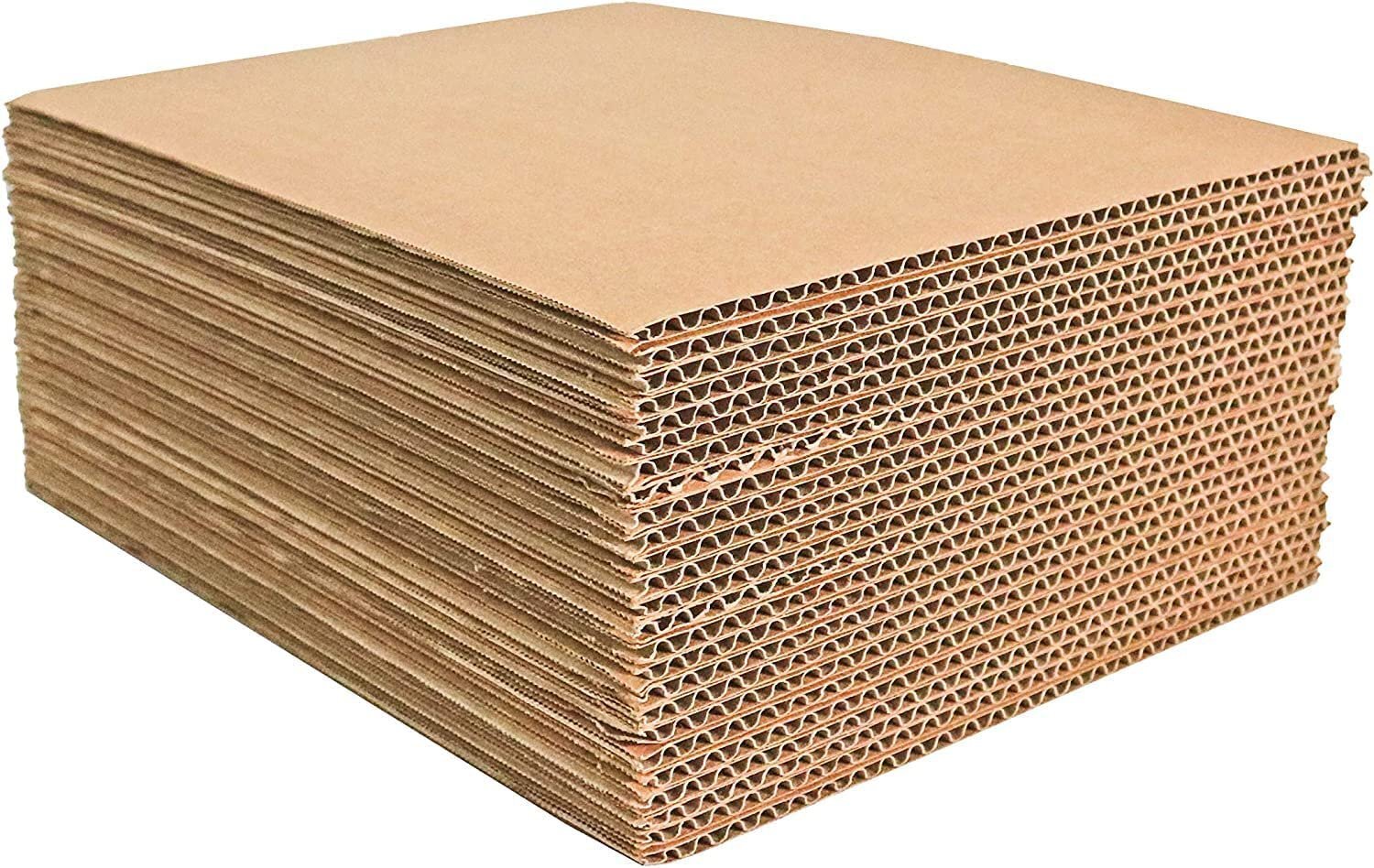 100 5×7 Cardboard Corrugated Pads Inserts Filler Sheet 5 x 7
