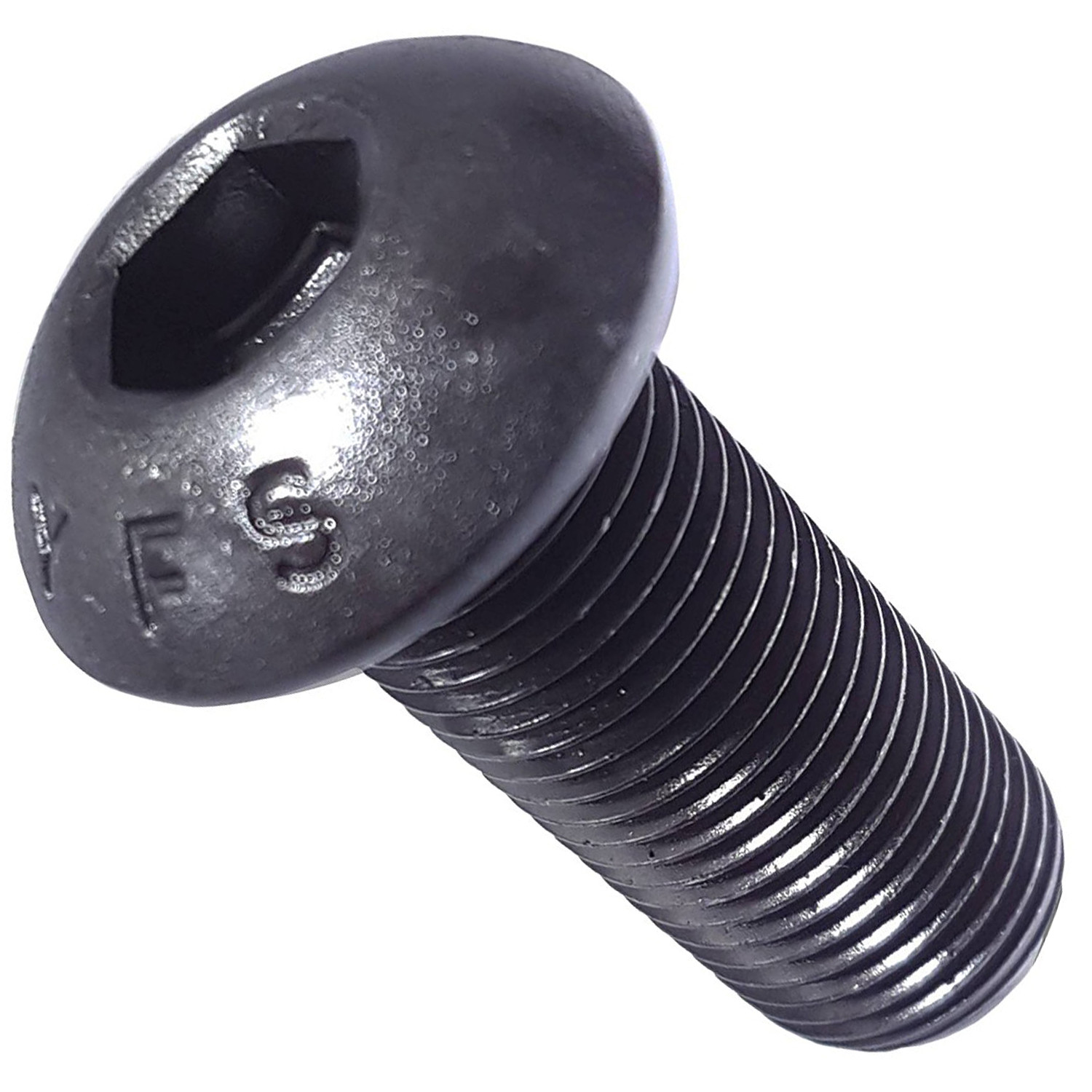 2-56 Button Head Socket Cap Screws Alloy Steel Grade 8 Black Oxide Allen Hex