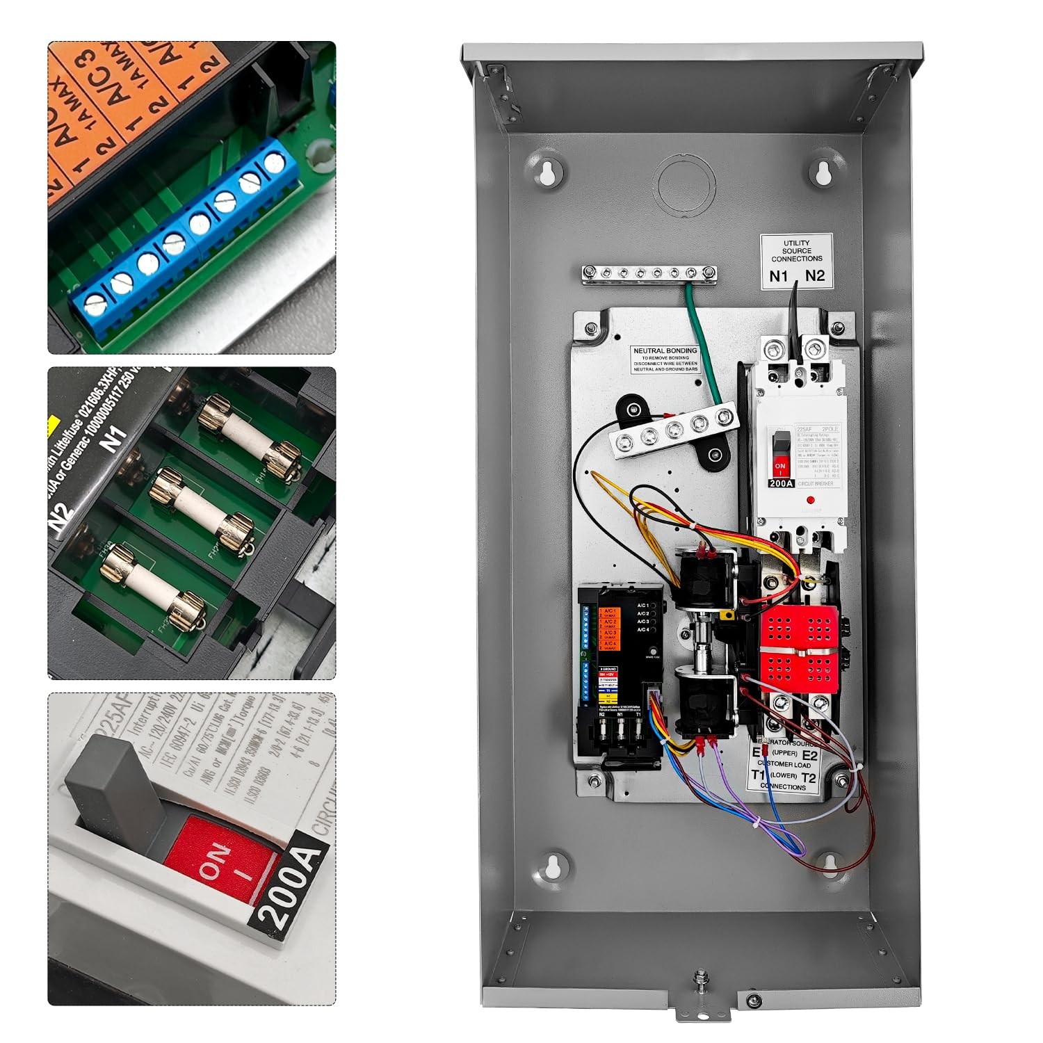 200A Single Phase ATS for Generac RXSW200A3 Replacement