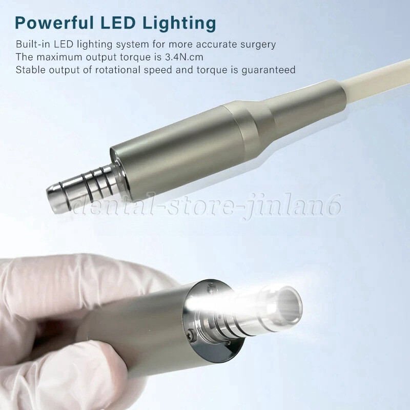 Dental Brushless LED Electric Motor fit 1:1 /1:5 /16:1 For Lab Practice
