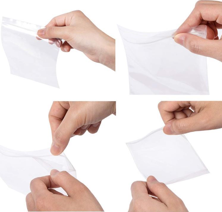 1000 2×5 Reclosable Resealable Clear Zipper Plastic Bags 2Mil by Secure Seal
