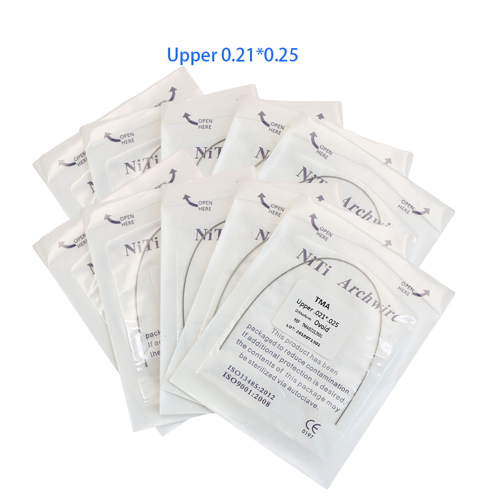 Dental Orthodontic TMA Beta Ti-Mo Arch Wires Ovoid Rectangular 1pc/pack