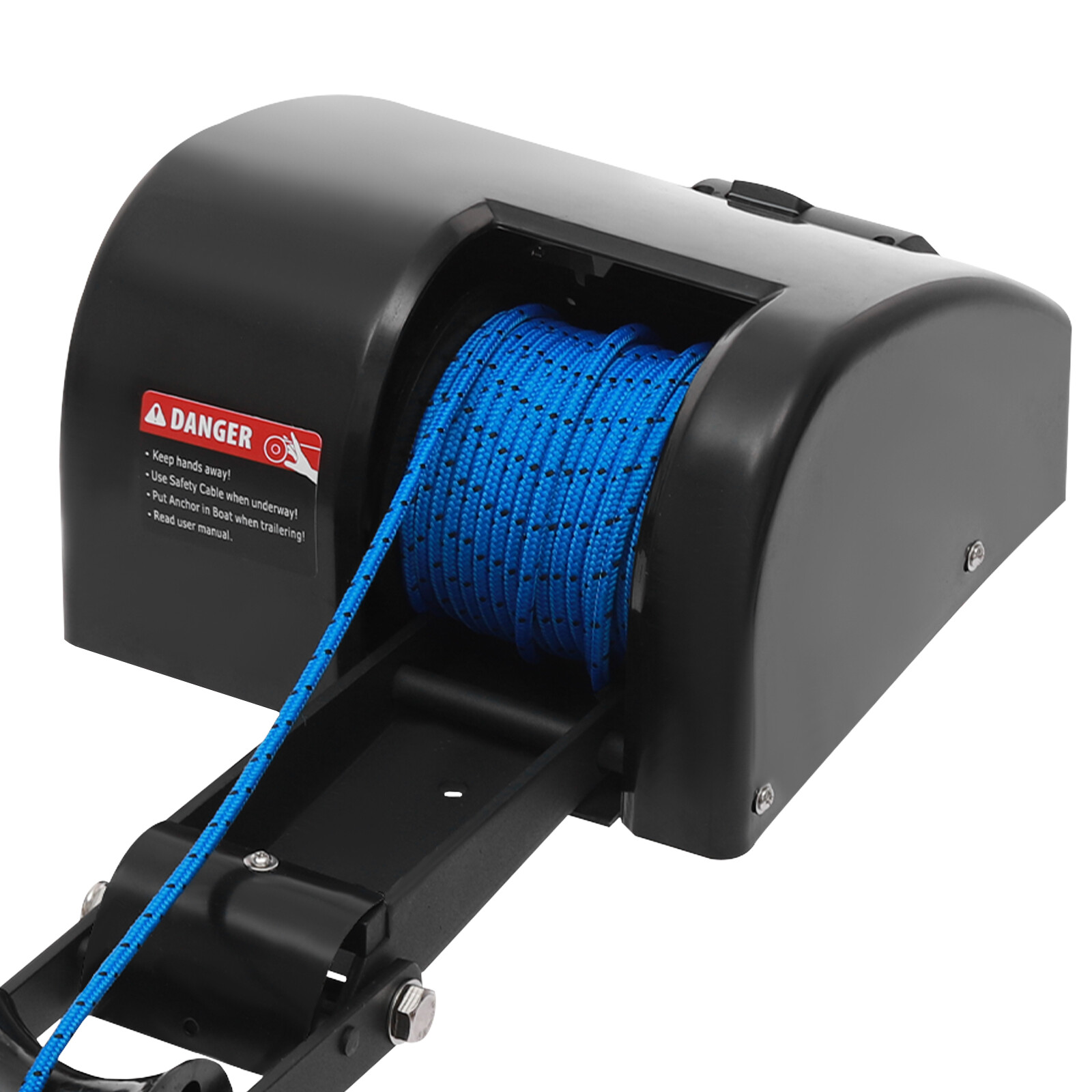 35 LBS Electric Anchor Winch with Roller & Remote Control for Boat Marine Winch